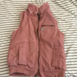 A rose courts carhartt fluffy vest